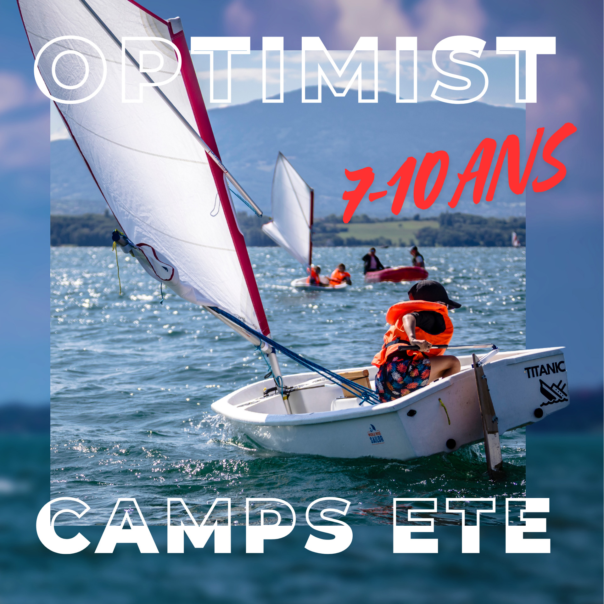 2025 - EVC - Stage - Automne - CAMPS ETE - OPTIMIST Optimist camp D'été – Image 1