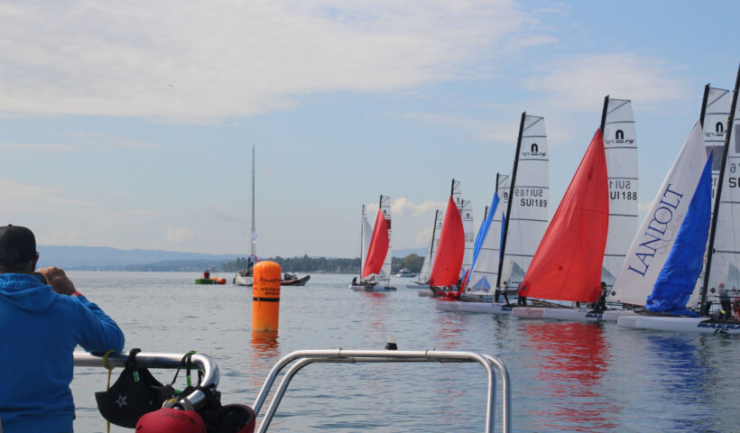 Nacra 15 GP 2019 Club Nautique de Crans - Ecole de Voile