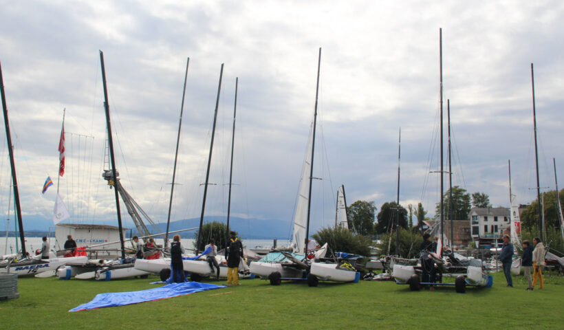 Nacra 15 GP 2019 Club Nautique de Crans - Ecole de Voile