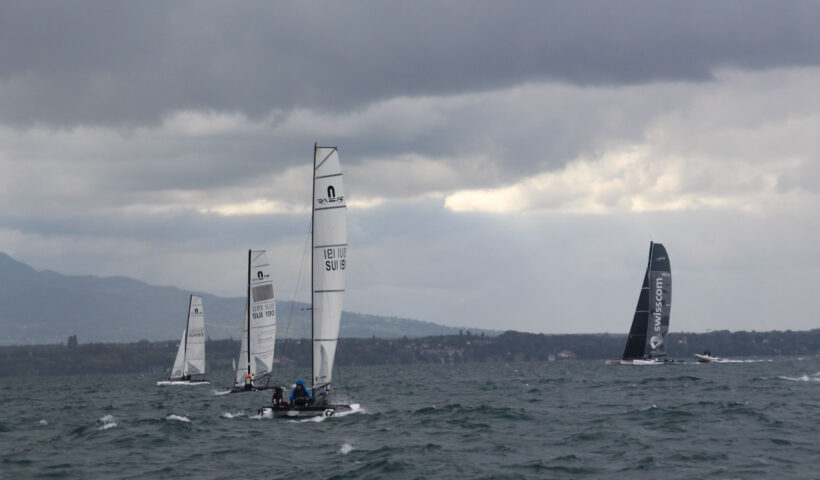 Nacra 15 GP 2019 Club Nautique de Crans - Ecole de Voile