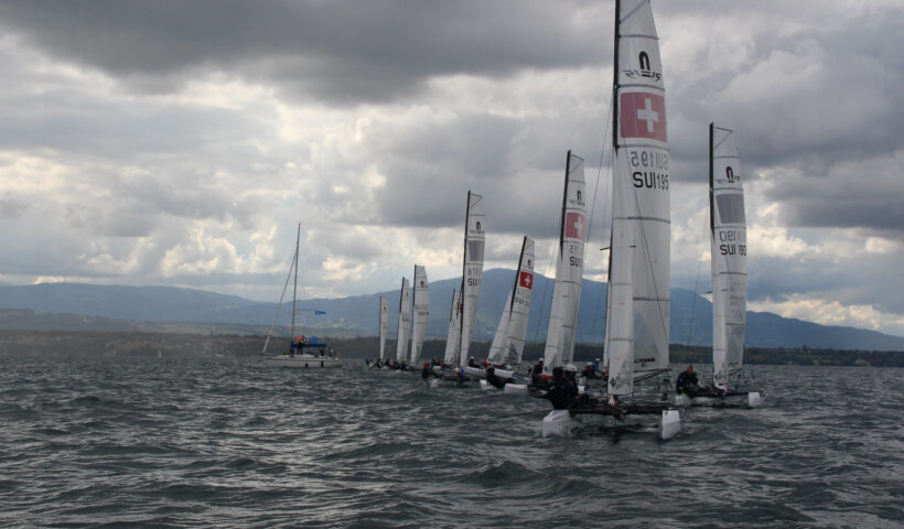Nacra 15 GP 2019 Club Nautique de Crans - Ecole de Voile