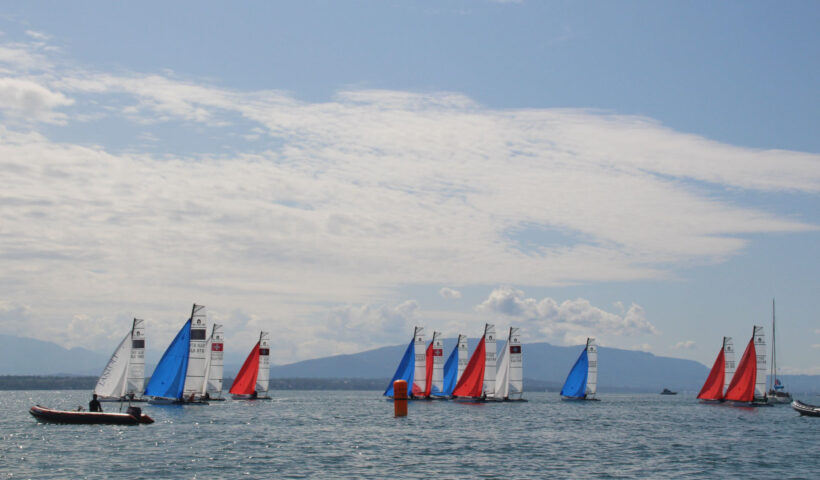 Nacra 15 GP 2019 Club Nautique de Crans - Ecole de Voile