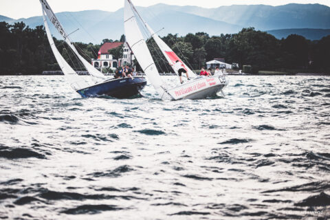 L'école de Voile du CNCrans à la Semaine du Soir de Founex 2024
